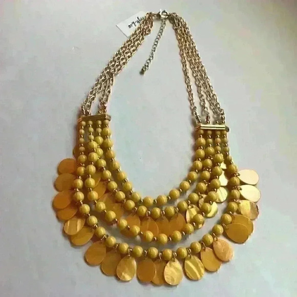 Style & Co new Gold Tone Shakey Tear Drop … - Picture 2 of 8